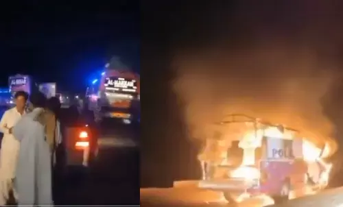 BLA का पाकिस्तान सेना पर बड़ा हमला, आग का गोला बनीं पुलिस की गड़ियां