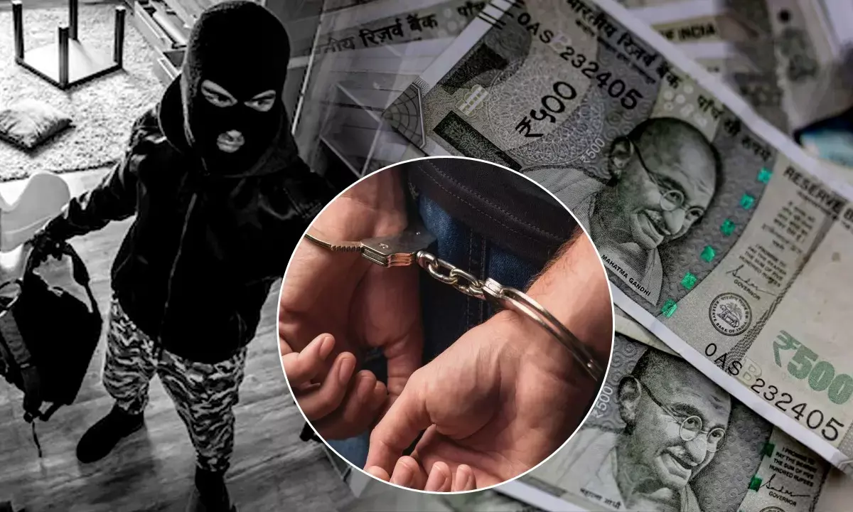 कारोबारी के घर 1.25 करोड़ की चोरी, आरोपी गिरफ्तार, जांच जारी