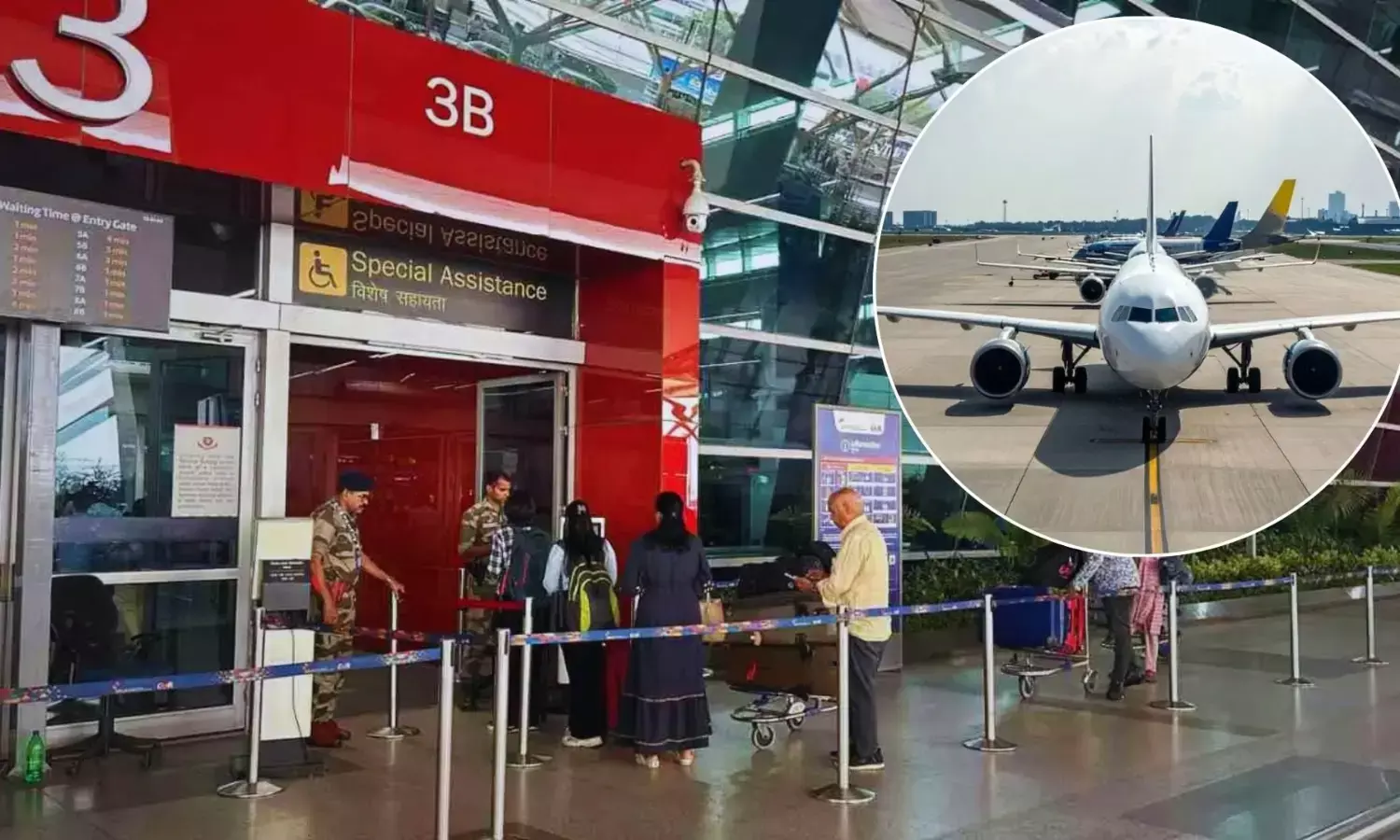 Delhi airport advisory