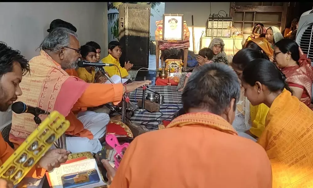 लोगों ने किया बजरंग बली का पूजन- अर्चन, आरती के साथ महाप्रसाद का वितरण