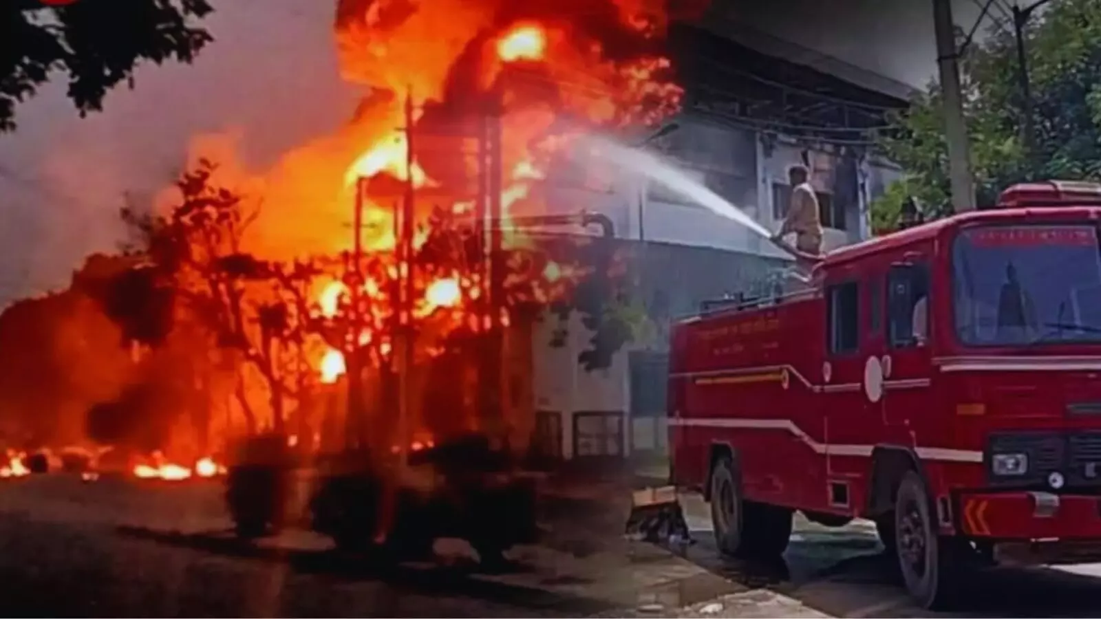 Chemical Warehouse Fire Chemical Warehouse Fire
