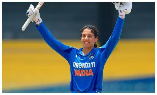 smriti mandha 77 ball century vs australia