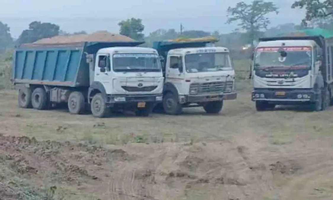 mineral department ,  illegal mining , raipur, Chhattisgarh News In Hindi