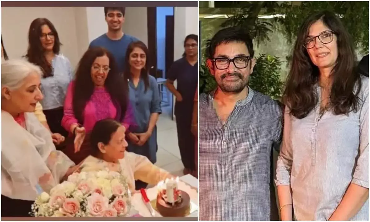 Aamir Khan Celebrates Mothers Day With Family And Girlfriend Gauri Spratt