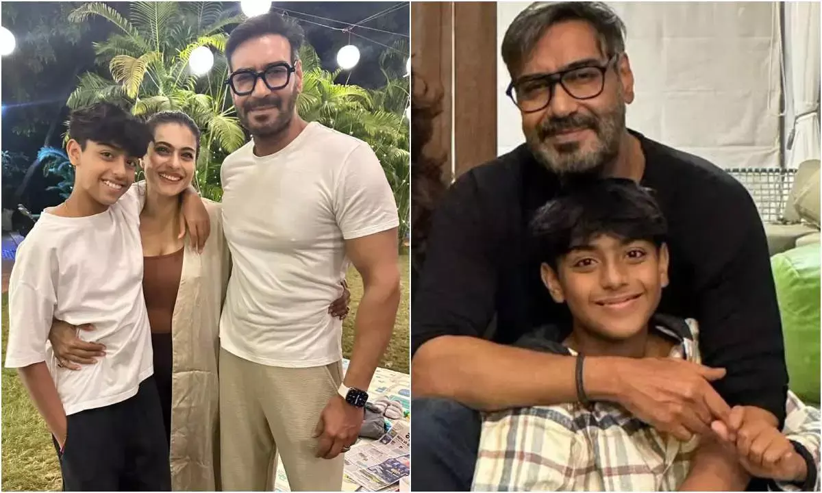 Kajol Ajay Devgn son Yug debuts with dad in Karate Kid: Legends