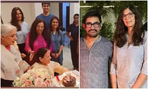 Aamir Khan Celebrates Mothers Day With Family And Girlfriend Gauri Spratt