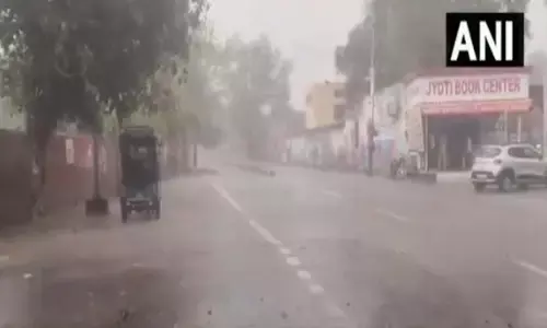 9 जिलों में बारिश और ओले गिरे, गर्मी से मिली राहत