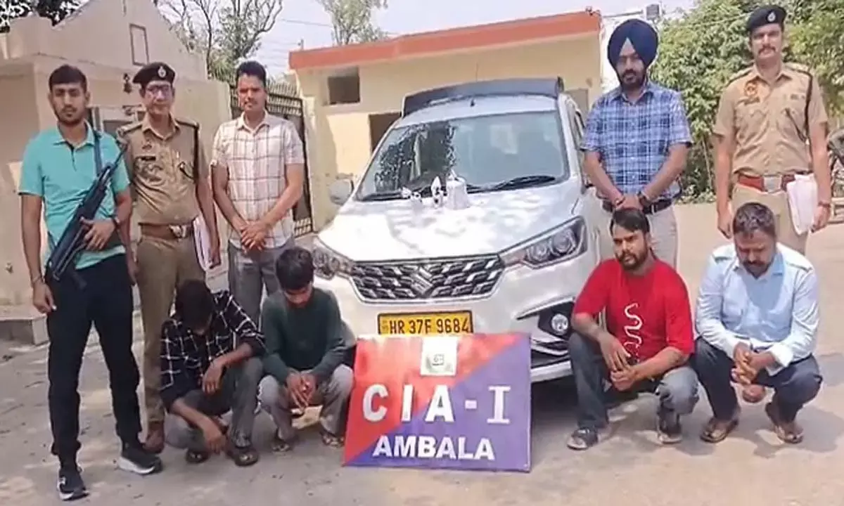 दिल्ली से अंबाला तक सप्लाई करने वाले 4 तस्कर गिरफ्तार, गिरोह का भंडाफोड़