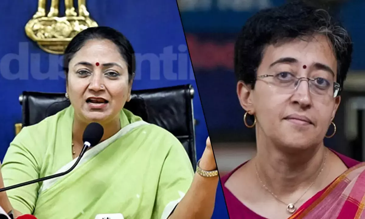 CM Rekha Gupta hits back at AAP leader Atishi