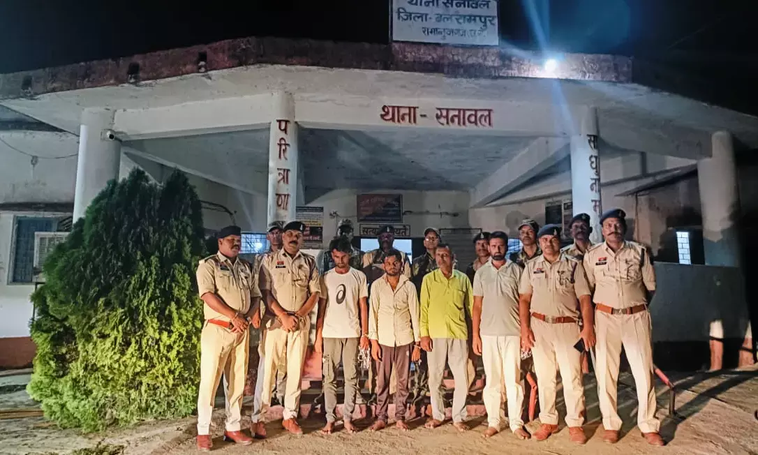 पुलिस ने चार आरोपियों को किया गिरफ्तार, ट्रैक्टर चढ़ाकर ले ली थी जान