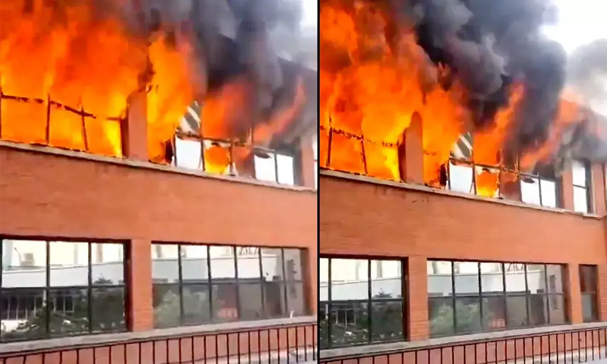 Fire in Guru Gobind Singh College