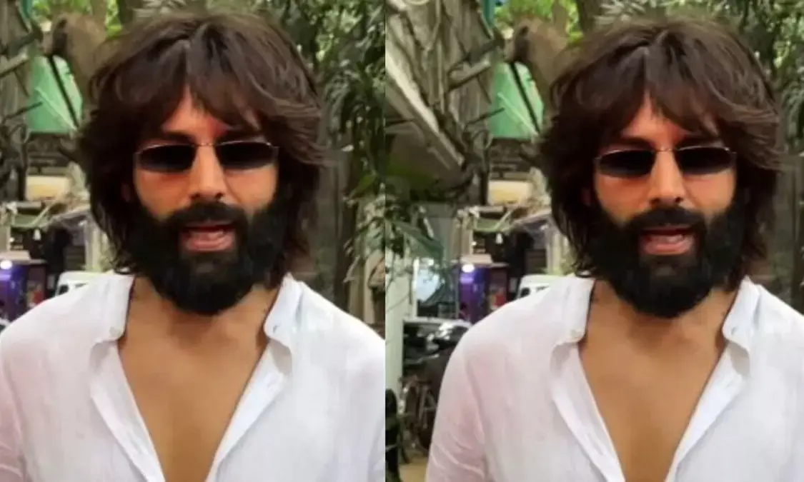 Kartik Aaryan Dashing Look: एक्टर कार्तिक आर्यन का ऑल व्हाइट लुक, सादगी में भी दिखा स्वैग