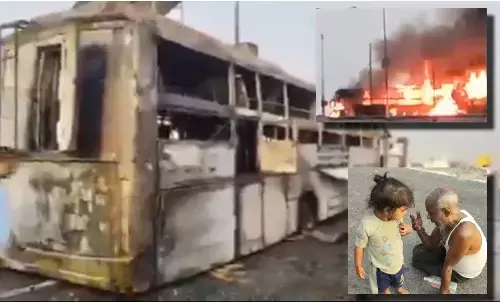 बिहार से दिल्ली जा रही बस लखनऊ में दुर्घटनाग्रस्त; मृतकों में महिलाएं और बच्चे भी शामिल