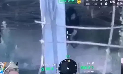 अवंतीपोरा मुठभेड़ के दौरान ड्रोन में कैद हुआ आतंकवादी का आखिरी पल; वीडियो वायरल