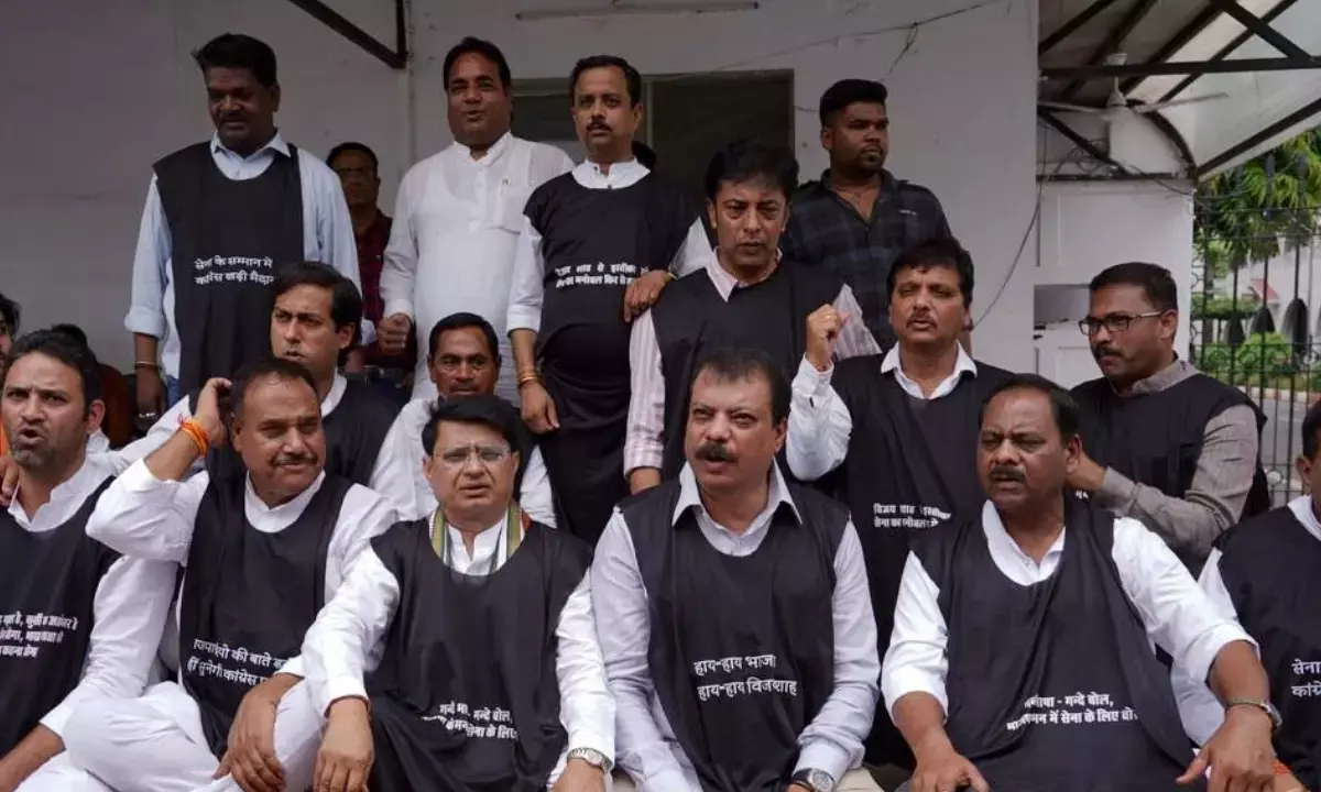 Bhopal Congress protest