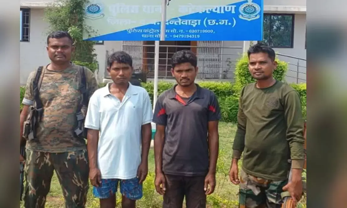 Dantewada, Jadu Tona suspected, Person murdered with tangia, two accused arrested