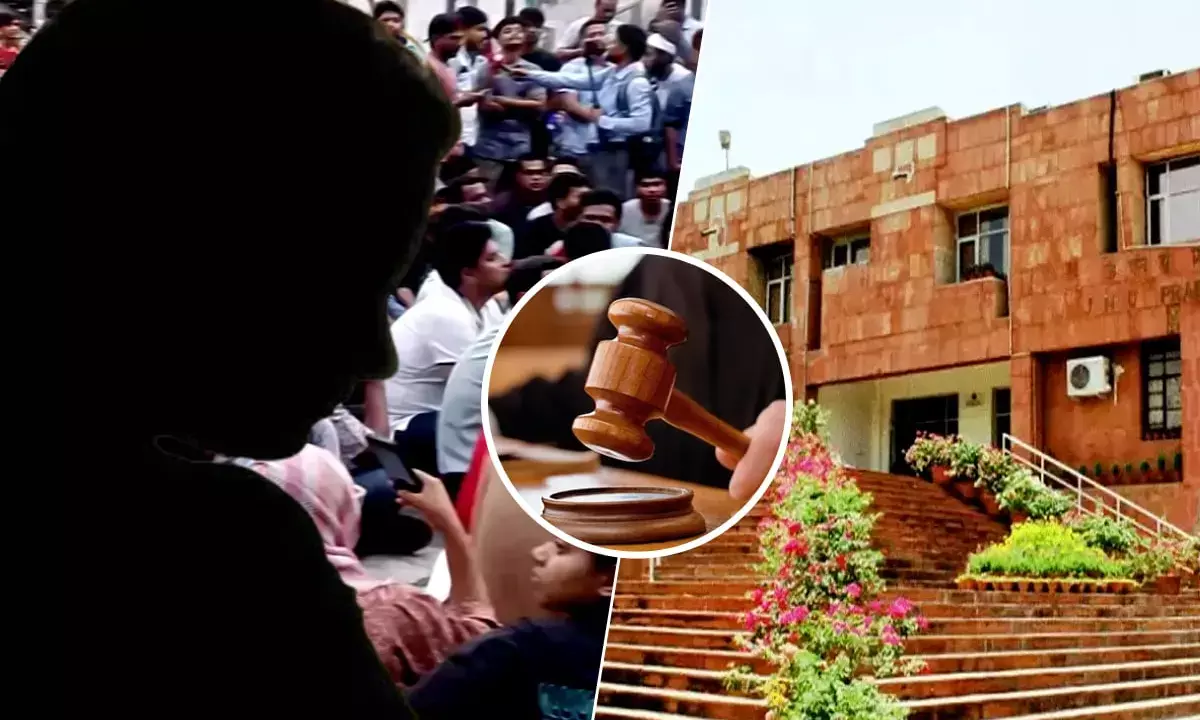 disciplinary action against jnu student