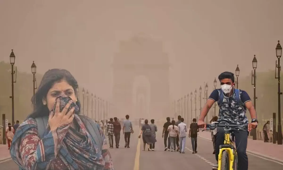 पाकिस्तान से आई धूलभरी हवा, दिल्ली में बढ़ा वायु प्रदूषण का स्तर, GRAP-1 लागू पाकिस्तान से आई धूलभरी हवा, दिल्ली में बढ़ा वायु प्रदूषण का स्तर, GRAP-1 लागू