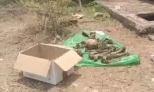 धमतरी जिले के ग्राम भोयना में मिला नर कंकाल धमतरी जिले के ग्राम भोयना में मिला नर कंकाल