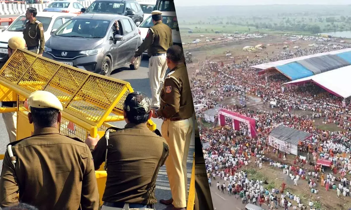 Traffic Police Advisory for Shiv Mahapuran Katha at Nirankari Ground