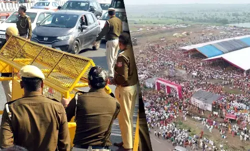 Traffic Police Advisory for Shiv Mahapuran Katha at Nirankari Ground