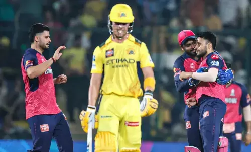 राजस्थान ने आखिरी मैच में चेन्नई को 6 विकेट से हराया, वैभव की फिफ्टी; युद्धवीर-आकाश को 3-3 विकेट राजस्थान ने आखिरी मैच में चेन्नई को 6 विकेट से हराया, वैभव की फिफ्टी; युद्धवीर-आकाश को 3-3 विकेट