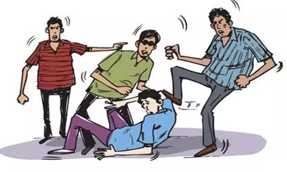 Raipur Boys beat up man