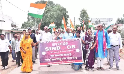 तिरंगा यात्रा: विधायक अजय चंद्राकर बोले- यह नया भारत है, पीएम मोदी के नेतृत्व में आगे बढ़ रहा है