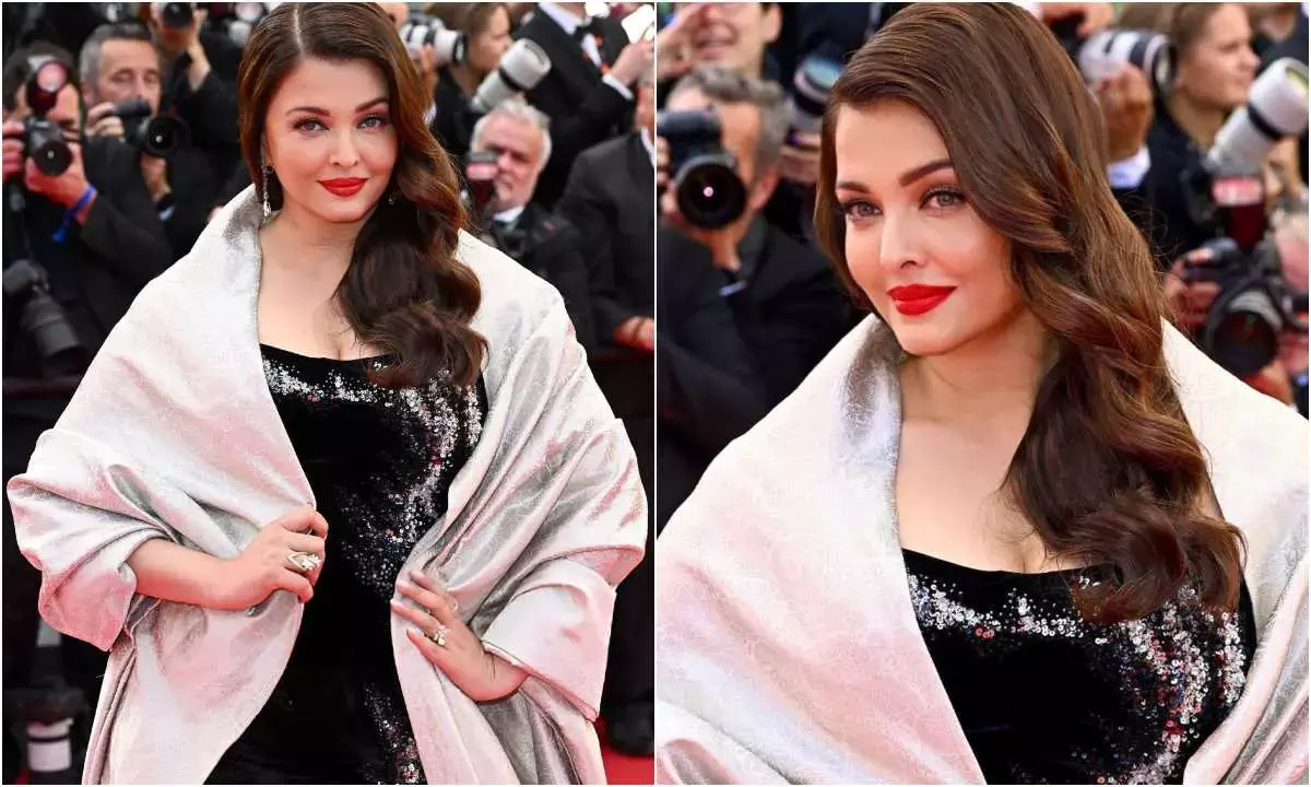 Cannes 2025: Aishwarya Rai wears Sanskrit shlok written cape gown, photos