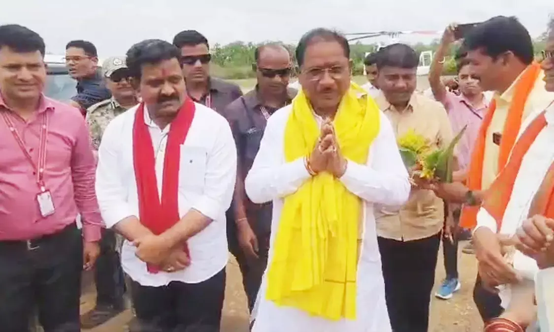 Abujhmad CM Vishnu deo Sai Basing village