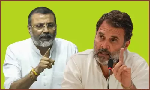 निशिकांत दुबे ने राहुल गांधी को समझाया 1991 वाला समझौता, कांग्रेस पर देशद्रोह का आरोप
