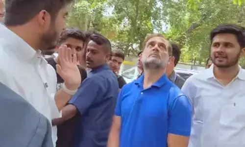 Rahul Gandhi DU Visit