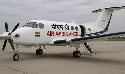 पीएम श्री एयर एंबुलेंस बनी संजीवनी, 7 साल की बच्ची को किया एयर लिफ्ट
