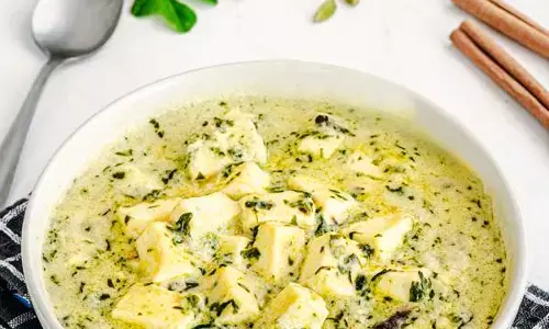 Methi malai paneer recipe