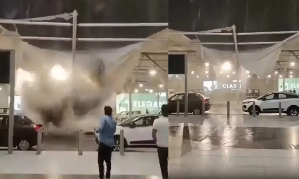 Delhi IGI Airport roof collapsed