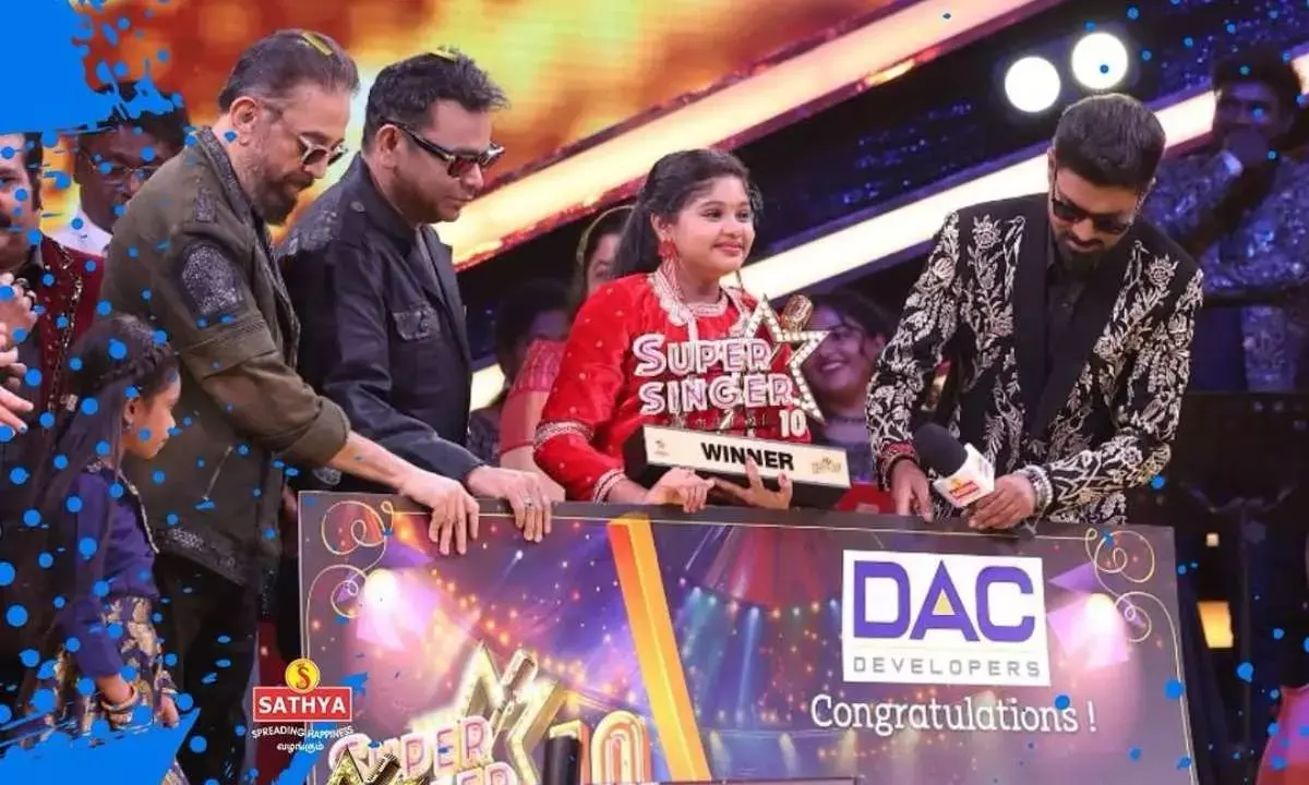 Super Singer Junior 10: Gayathri wins  trophy and luxury villa worth Rs 60 lakh