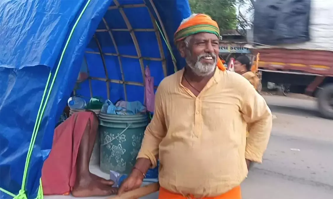 A young man from Andhra Pradesh