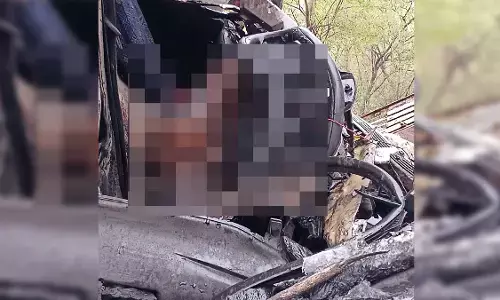 Driver died in road accident