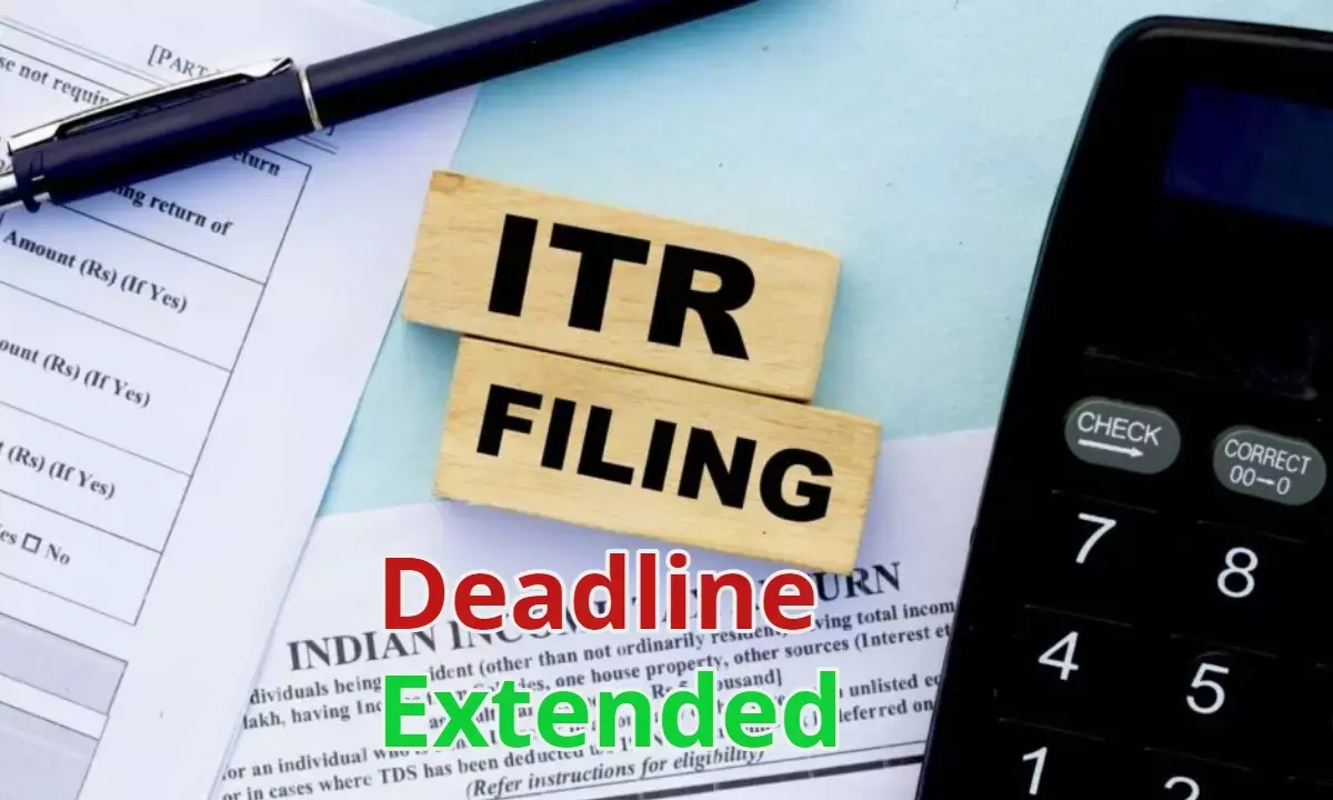 ITR filing Deadline Extended