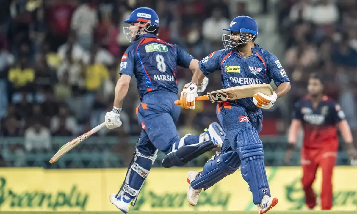 LSG v RCB rishabh pant century