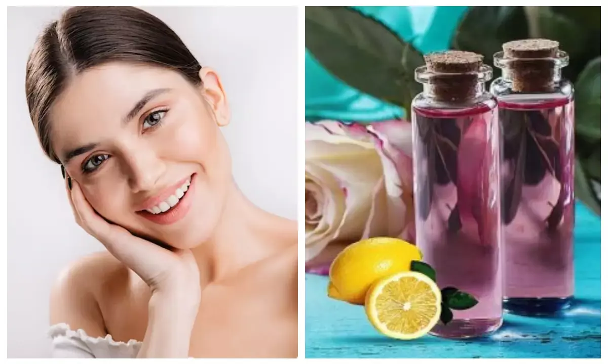 Lemon rose water home remedies for skin