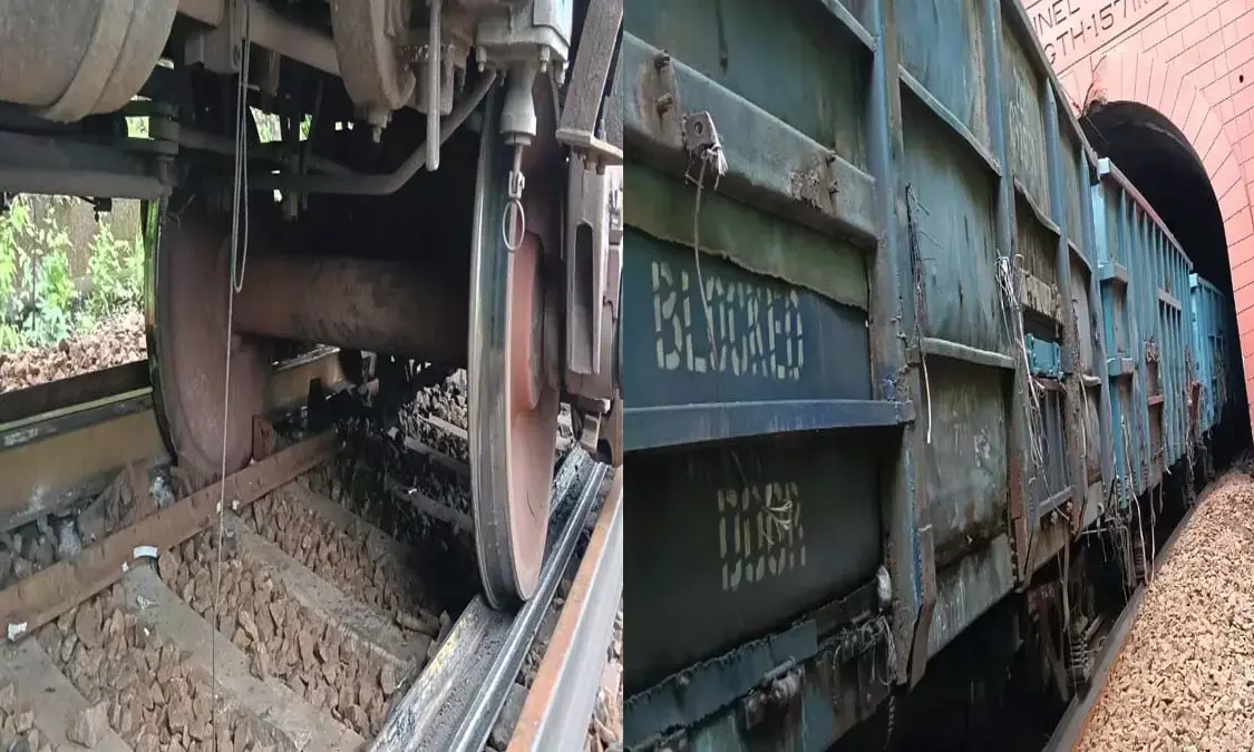 37 carriages of a goods train