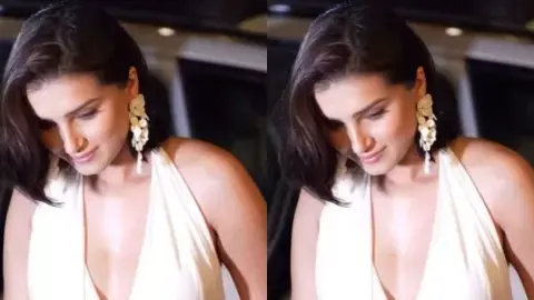 एक्ट्रेस तारा सुतारिया ने कैज़ुअल ड्रेस को दिया बैकलेस ट्विस्ट, हर नजर उन पर ठहर गई