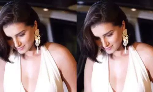 एक्ट्रेस तारा सुतारिया ने कैज़ुअल ड्रेस को दिया बैकलेस ट्विस्ट, हर नजर उन पर ठहर गई