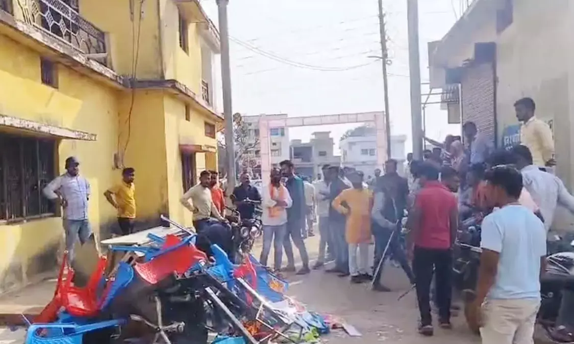 This is how vandalism was done in BJP office