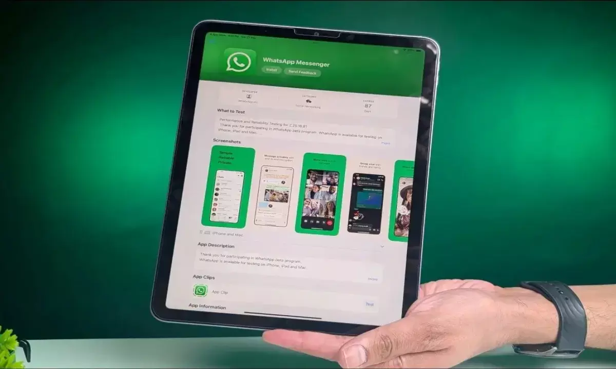 WhatsApp for iPad