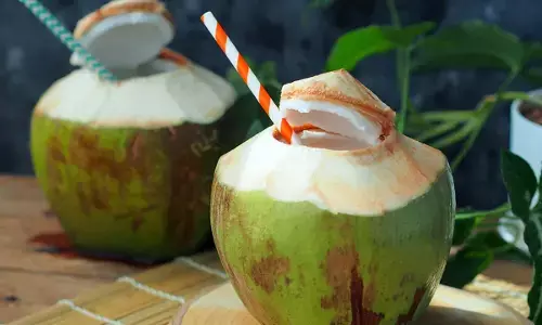 coconut full of water