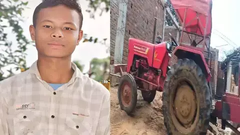 A minor died after being hit by a tractor trolley