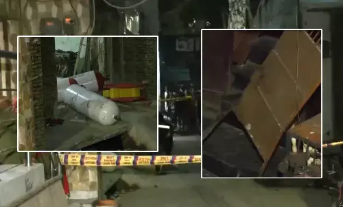 CNG cylinder explosion in warehouse in Nand Nagari area