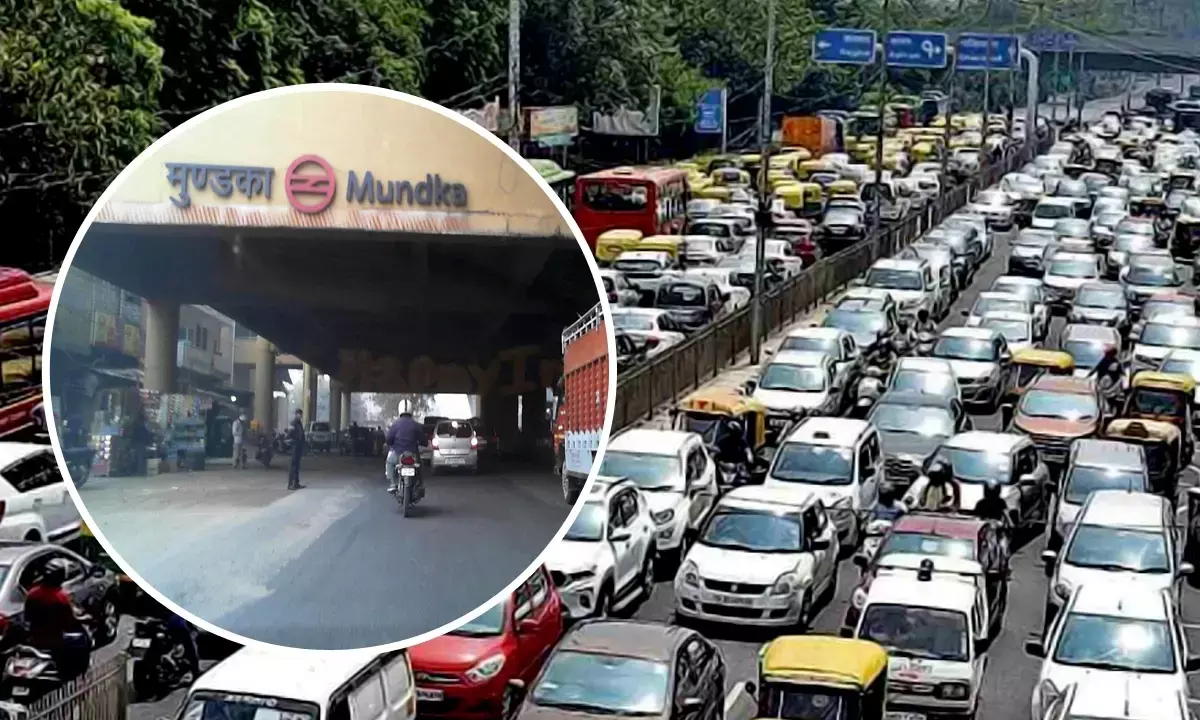 दिल्ली के मुंडका मेट्रो स्टेशन तक जाम से मिलेगी राहत, ट्रैफिक पुलिस-PWD का 12 कॉरिडोर वाला प्लान